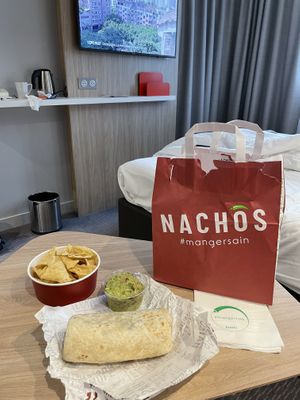 Amazing vegan fagita!  at Nachos Mexican Grill - Vieux Marché in Rouen