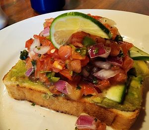 Vegan Citrus Avocado Toast  at Miss Shirley's in Annapolis