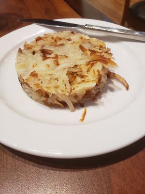 Hash browns (before a sprinkle of Old Bay!) at Miss Shirley's in Annapolis