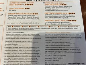 Vegan key  at Miss Shirley's in Annapolis