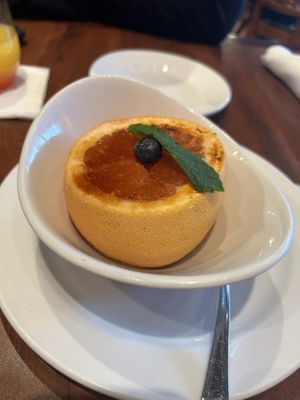 Grapefruit brûlée 🤤  at Miss Shirley's in Annapolis