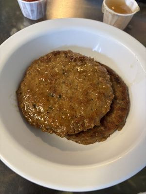 Veggie sausage   at Biscuit Head in Asheville