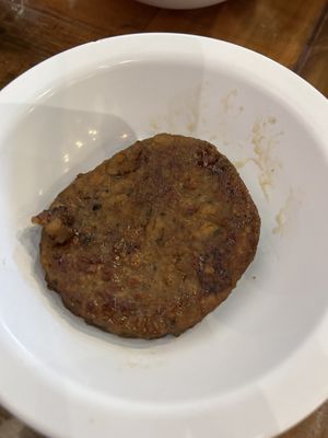 Vegan sausage  at Biscuit Head in Greenville