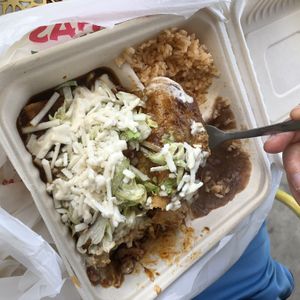 Enchiladas  at Veegos in Houston