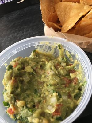Guac and Chips  at Veegos in Houston