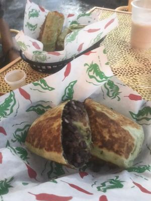 burrito at Veegos in Houston