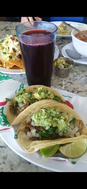 Jackfruit tacos  at Veegos in Houston