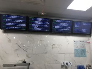 Menu at Veegos in Houston