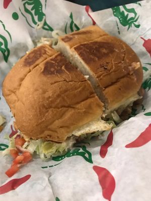 Torta. Bread’s so soft at Veegos in Houston