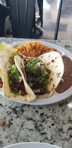Pastor Tacos at Veegos in Houston