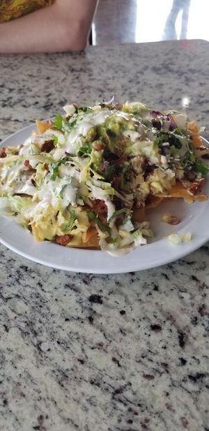 Pastor nachos at Veegos in Houston