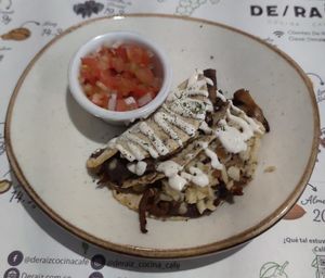 Quesadillas at De/Raiz Cocina Café - Calle 106 in Bogota