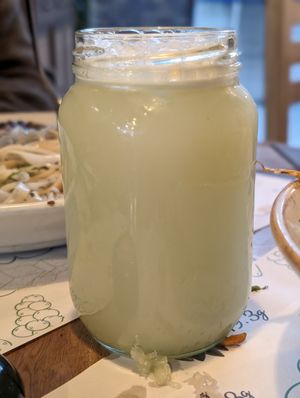 Limonada Jengibre at De/Raiz Cocina Café - Calle 106 in Bogota