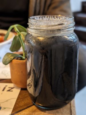 Limonada Carbón Activado at De/Raiz Cocina Café - Calle 106 in Bogota