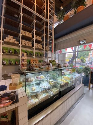 Selling not just food  at De/Raiz Cocina Café - Calle 106 in Bogota