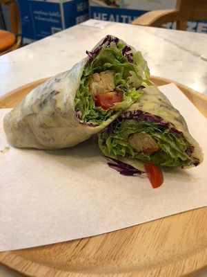 Passion avocado tortilla - fresh & tasty! at Tonklar Facai - Chula in Bangkok