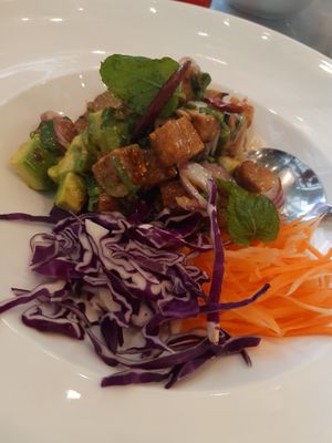 Spicy Asian Avocado Salad at Tonklar Facai - Chula in Bangkok