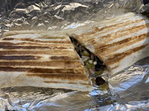 Vegan burrito at Yeti's Grind in Vail