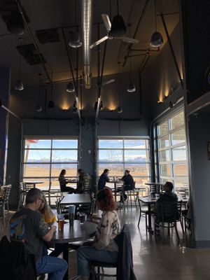 Mountain View at Collision Brewing Company and Restaurant in Longmont