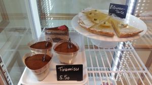 Lemon tart, tiramisu at Sweet Retreat in Bern