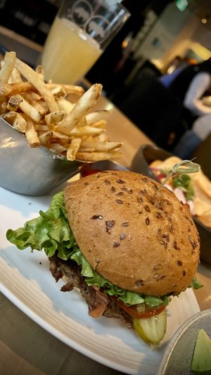 Impossible Burger  at Earls Kitchen + Bar in Whistler