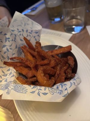 Sweet potato fries (overpriced but you gotta get em)  at Earls Kitchen + Bar in Whistler