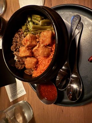 Bibimbap w sauce   at Earls Kitchen + Bar in Whistler