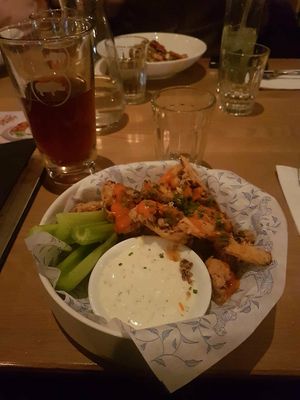 Búfalo Cauliflower at Earls Kitchen + Bar in Whistler