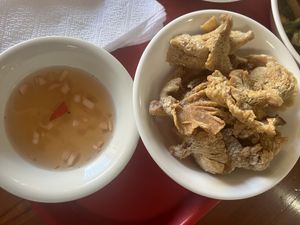 Mushrooms and vinegar   at Eat 'n Be Well in Batangas