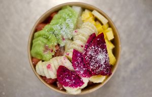 Cuencos de frutas at Smoothie Galaxy in Gran Canaria