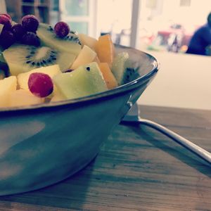 Fruit bowl available vegan or vegetarian! at Smoothie Galaxy in Gran Canaria