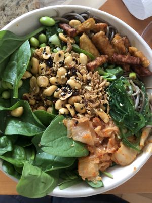 soba 103 bowl at Veganika in Ljubljana