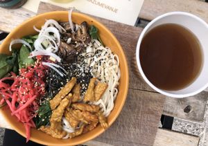 ramen at Veganika in Ljubljana