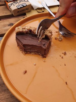 Cacao and hazlenut at Veganika in Ljubljana