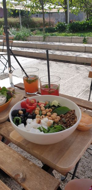 Freaky Greaky Bowl at Veganika in Ljubljana