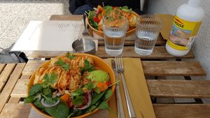 Tortilla at Veganika in Ljubljana
