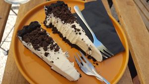 Oreo cake  at Veganika in Ljubljana