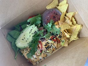 Mexican Enchilada  at Veganika in Ljubljana