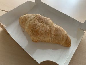 Croissant  at Veganika in Ljubljana