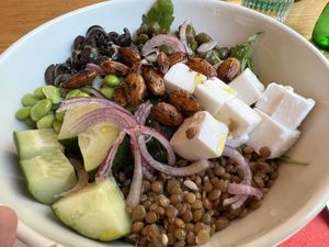 Freaky greeky   at Veganika in Ljubljana