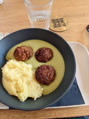 Dish of the day at Veganika in Ljubljana