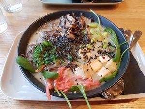 Ramen at Veganika in Ljubljana