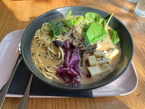 Ramen  at Veganika in Ljubljana