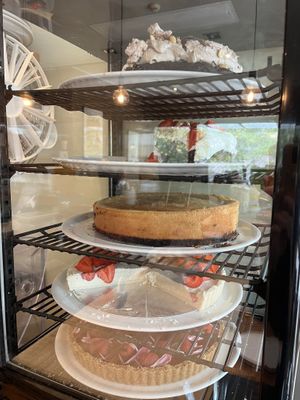 Dessert selection   at Veganika in Ljubljana