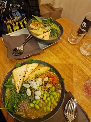 Ramen at Veganika in Ljubljana