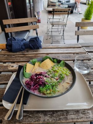 Ramen at Veganika in Ljubljana