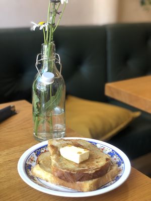 French toast   at Veganika in Ljubljana