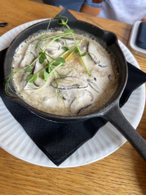 Polenta   at Veganika in Ljubljana