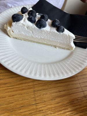 Lemon cake   at Veganika in Ljubljana