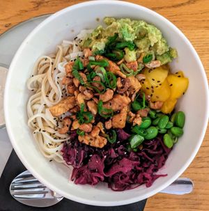 Udon Kihot at Veganika in Ljubljana